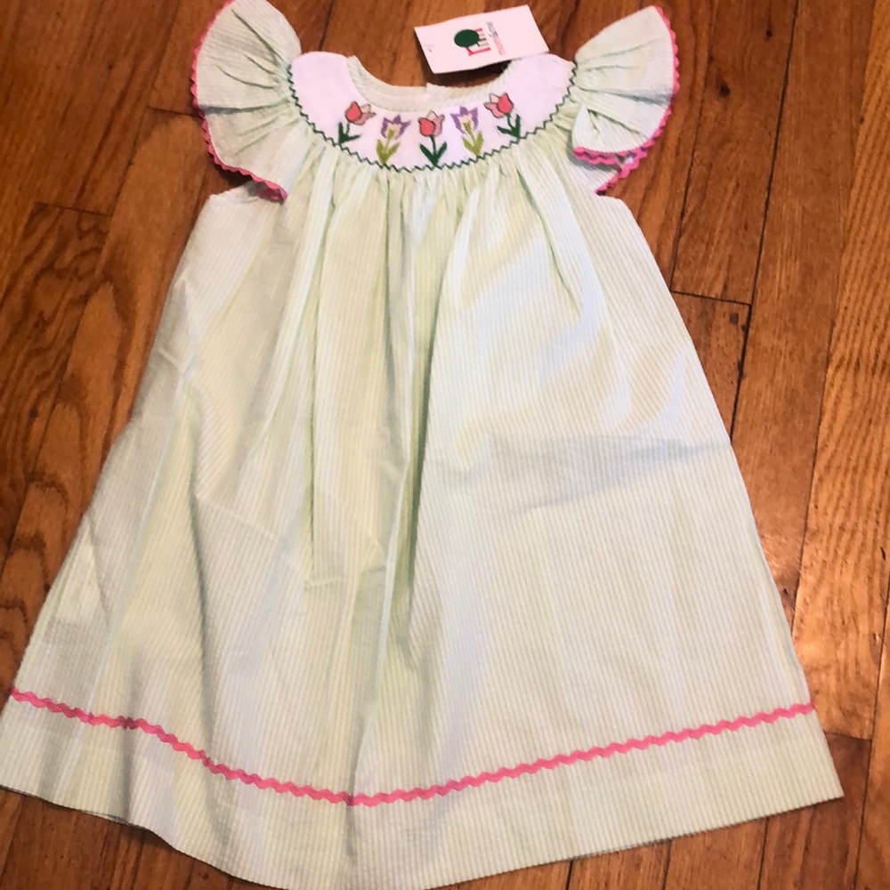 Flower Smocked Bishop* runs BIG